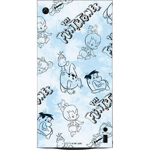 The Flinstones The Flintstones Tie Dye Print XBox Series X Digital Edition Console Skin