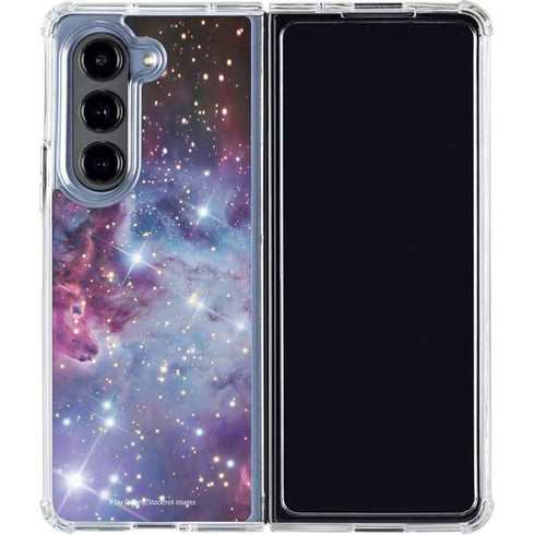 The Fox Fur Nebula Galaxy Z Fold5 5G Clear Case
