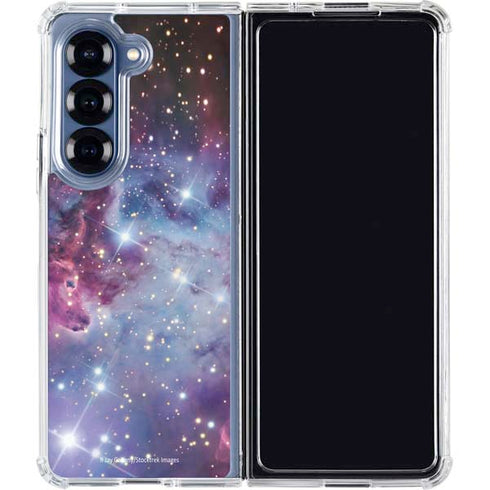 The Fox Fur Nebula Galaxy Z Fold7 Clear Case