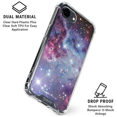 The Fox Fur Nebula iPhone 16e Clear Case