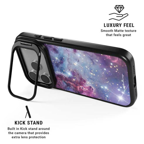 The Fox Fur Nebula iPhone 17 Pro Kickstand Case