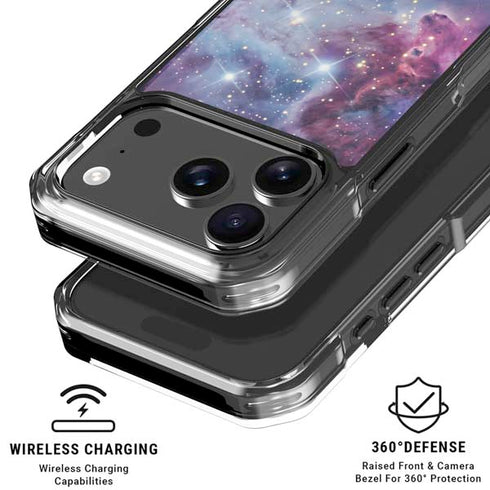 The Fox Fur Nebula iPhone 18 Pro Clear Case
