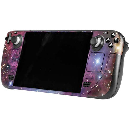 The Fox Fur Nebula Steam Deck Handheld Gaming Computer OLED Skin