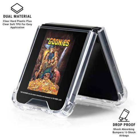 Warner Bros The Goonies (1985) The Goonies Animated Galaxy Z Flip6 Clear Case
