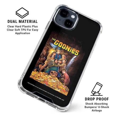 Warner Bros The Goonies (1985) The Goonies Animated iPhone 15 Clear Case