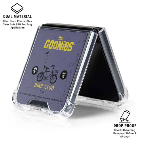 Warner Bros The Goonies (1985) The Goonies Bike Club Galaxy Z Flip6 Clear Case