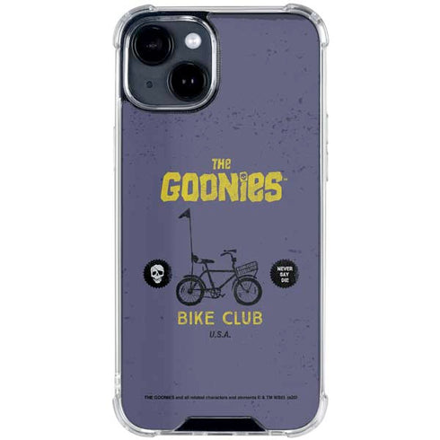 Warner Bros The Goonies (1985) The Goonies Bike Club iPhone 15 Clear Case