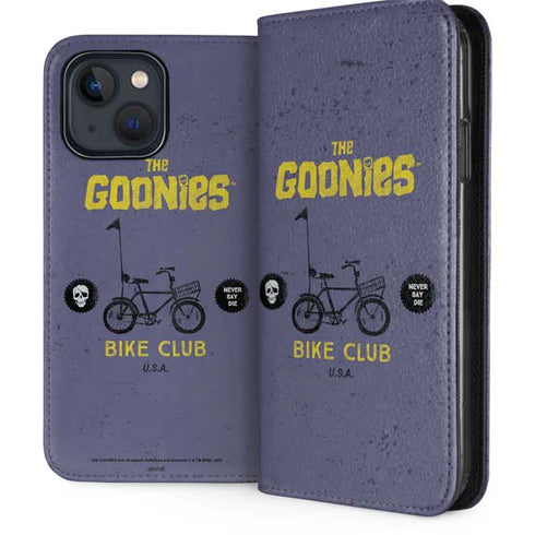Warner Bros The Goonies (1985) The Goonies Bike Club iPhone 15 Plus Folio Case