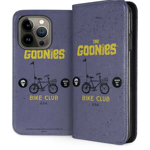 Warner Bros The Goonies (1985) The Goonies Bike Club iPhone 15 Pro Folio Case