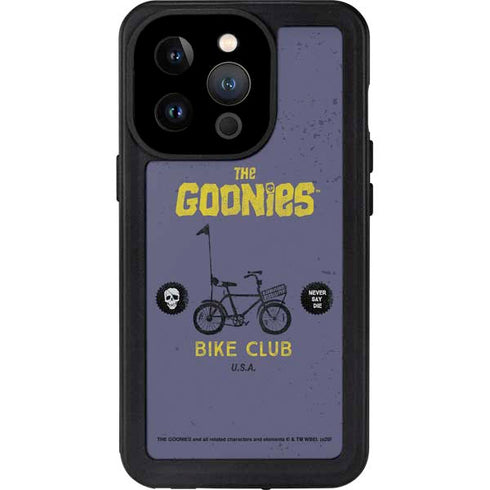 Warner Bros The Goonies (1985) The Goonies Bike Club iPhone 15 Pro Waterproof Case