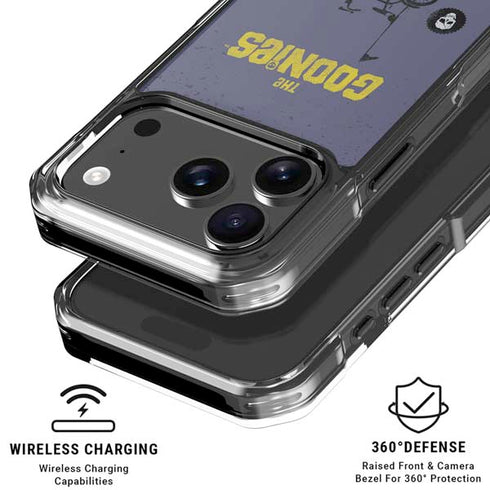 Warner Bros The Goonies (1985) The Goonies Bike Club iPhone 18 Pro Clear Case