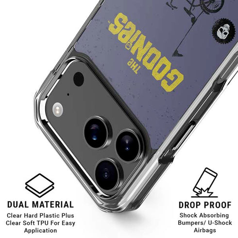 Warner Bros The Goonies (1985) The Goonies Bike Club iPhone 18 Pro Clear Case