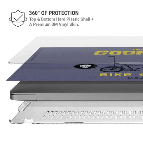 Warner Bros The Goonies (1985) The Goonies Bike Club MacBook Pro 14in (2021-24) Case plus Skin