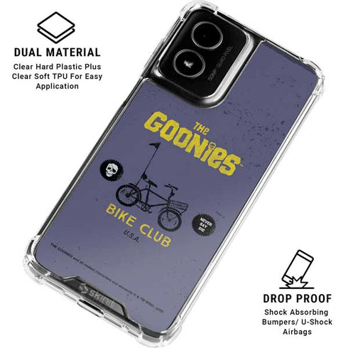 Warner Bros The Goonies (1985) The Goonies Bike Club Moto G Power 5G (2024) Clear Case