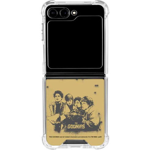 Warner Bros The Goonies (1985) The Goonies Cast Galaxy Z Flip6 Clear Case