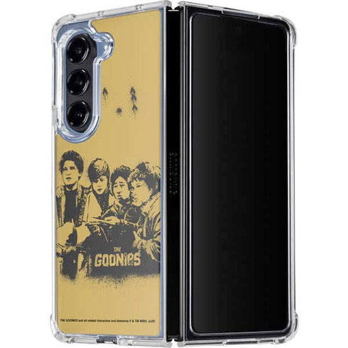 Warner Bros The Goonies (1985) The Goonies Cast Galaxy Z Fold5 5G Clear Case