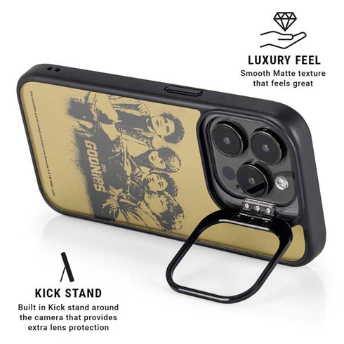 Warner Bros The Goonies (1985) The Goonies Cast iPhone 14 Pro Max Kickstand Case