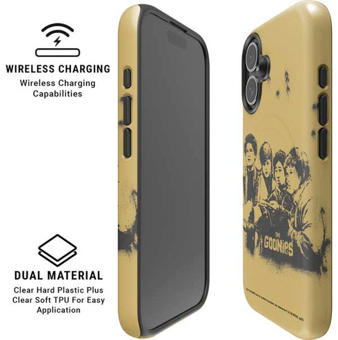 Warner Bros The Goonies (1985) The Goonies Cast iPhone 16 Magsafe Impact Case