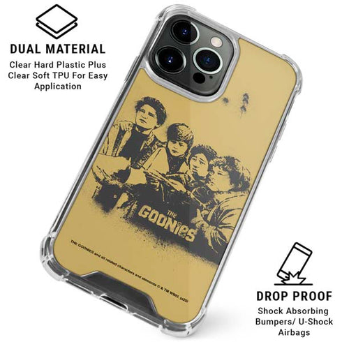 Warner Bros The Goonies (1985) The Goonies Cast iPhone 16 Pro Max Clear Case