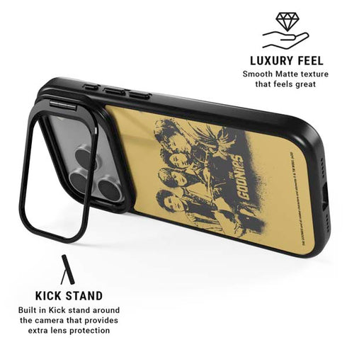 Warner Bros The Goonies (1985) The Goonies Cast iPhone 17 Pro Kickstand Case