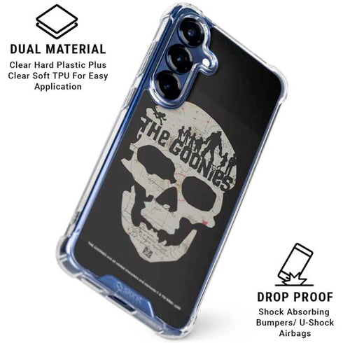Warner Bros The Goonies (1985) The Goonies Skull Map Galaxy S25 Clear Case