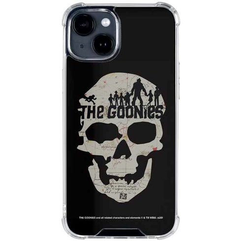 Warner Bros The Goonies (1985) The Goonies Skull Map iPhone 15 Clear Case