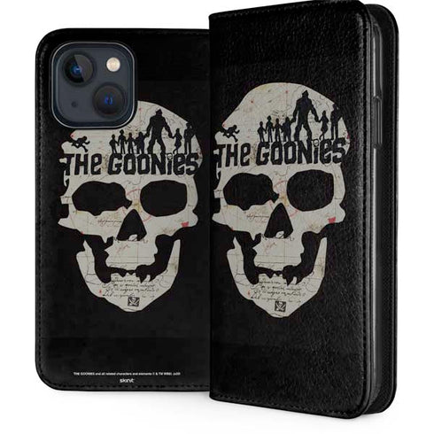 Warner Bros The Goonies (1985) The Goonies Skull Map iPhone 15 Plus Folio Case