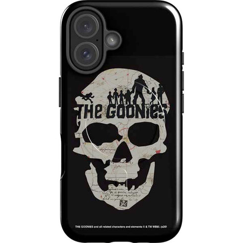 Warner Bros The Goonies (1985) The Goonies Skull Map iPhone 16 Magsafe Impact Case