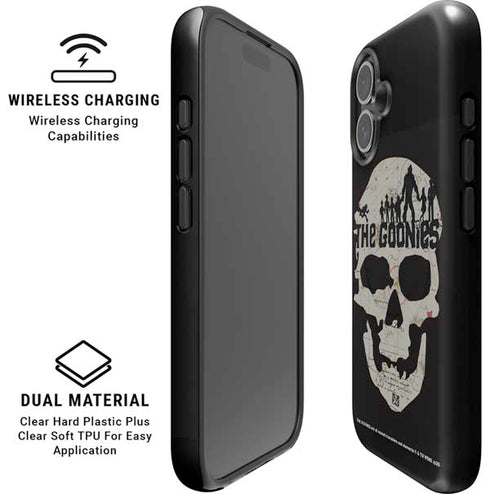 Warner Bros The Goonies (1985) The Goonies Skull Map iPhone 16 Magsafe Impact Case