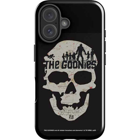 Warner Bros The Goonies (1985) The Goonies Skull Map iPhone 16 Plus Impact Case