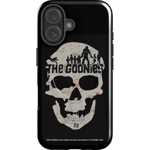 Warner Bros The Goonies (1985) The Goonies Skull Map iPhone 16 Plus Magsafe Impact Case