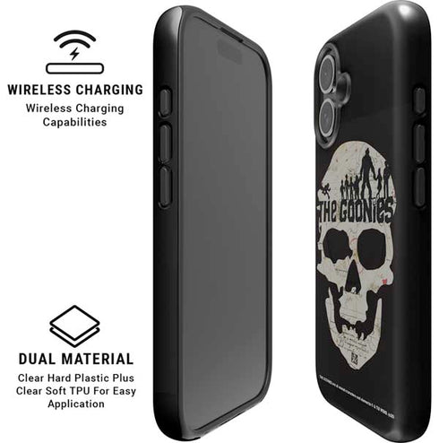 Warner Bros The Goonies (1985) The Goonies Skull Map iPhone 16 Plus Magsafe Impact Case