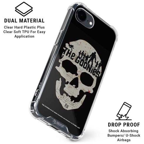 Warner Bros The Goonies (1985) The Goonies Skull Map iPhone 16e Clear Case