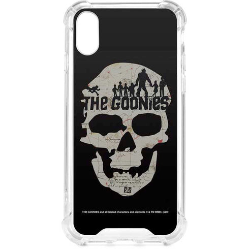 Warner Bros The Goonies (1985) The Goonies Skull Map iPhone XS Clear Case
