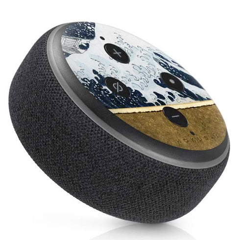 Hokusai The Great Wave off Kanagawa Amazon Echo Dot Skin