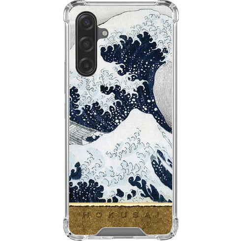 The Great Wave off Kanagawa by Hokusai Galaxy A17 Clear Case