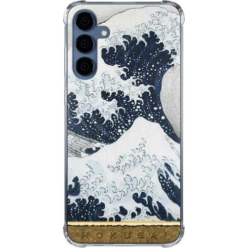 The Great Wave off Kanagawa by Hokusai Galaxy A55 5G Clear Case