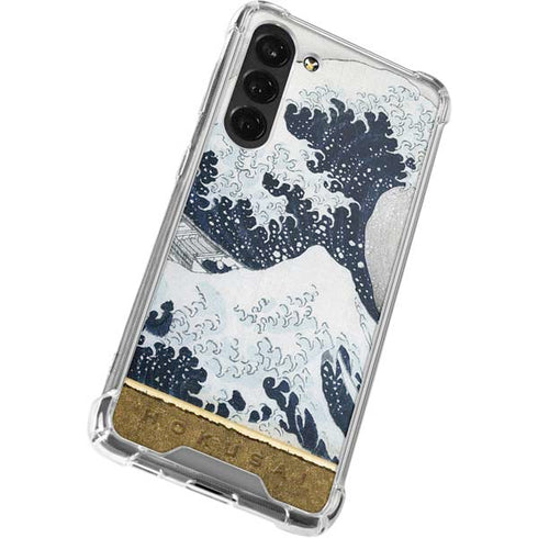 The Great Wave off Kanagawa by Hokusai Galaxy S24 FE Clear Case