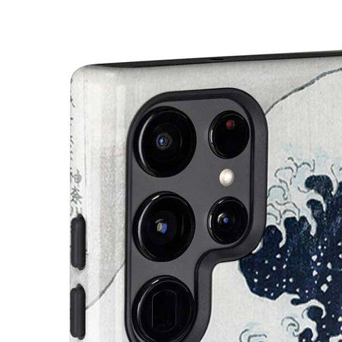 The Great Wave off Kanagawa by Hokusai Galaxy S25 Ultra Impact Case