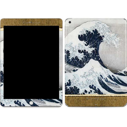 The Great Wave off Kanagawa by Hokusai Apple iPad Skin
