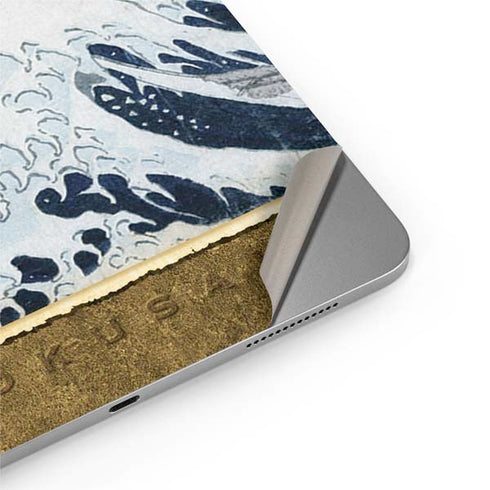 The Great Wave off Kanagawa by Hokusai Apple iPad Air Skin