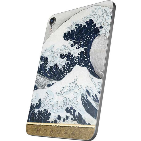 The Great Wave off Kanagawa by Hokusai Apple iPad Mini Skin
