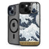 The Great Wave off Kanagawa by Hokusai iPhone 14 Plus Kickstand Case