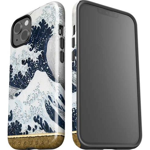 The Great Wave off Kanagawa by Hokusai iPhone 15 Impact Case
