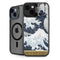The Great Wave off Kanagawa by Hokusai iPhone 15 Kickstand Case