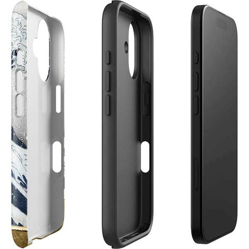 The Great Wave off Kanagawa by Hokusai iPhone 16 Impact Case