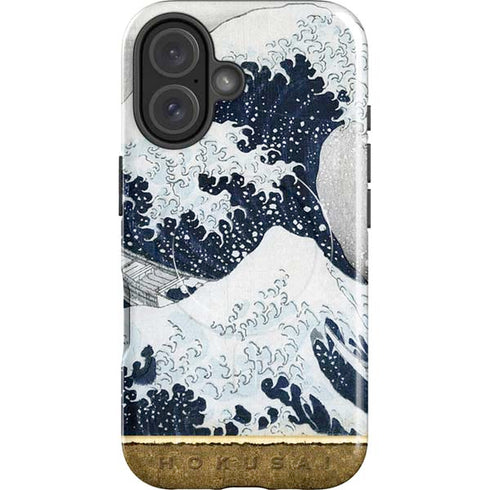 The Great Wave off Kanagawa by Hokusai iPhone 16 Magsafe Impact Case