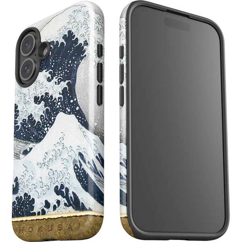 The Great Wave off Kanagawa by Hokusai iPhone 16 Plus Impact Case