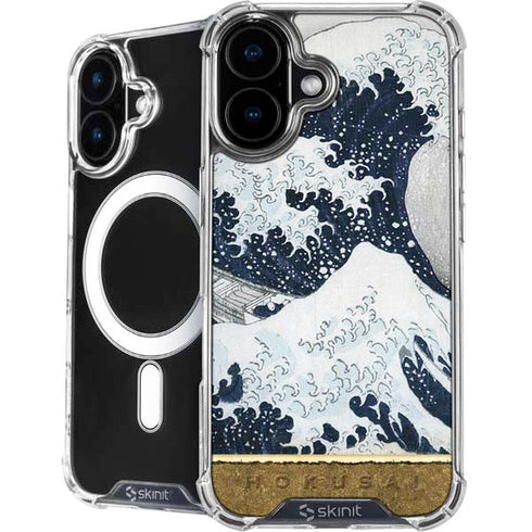The Great Wave off Kanagawa by Hokusai iPhone 16 Plus MagSafe Case