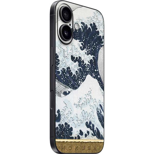 The Great Wave off Kanagawa by Hokusai iPhone 16 Plus Skin